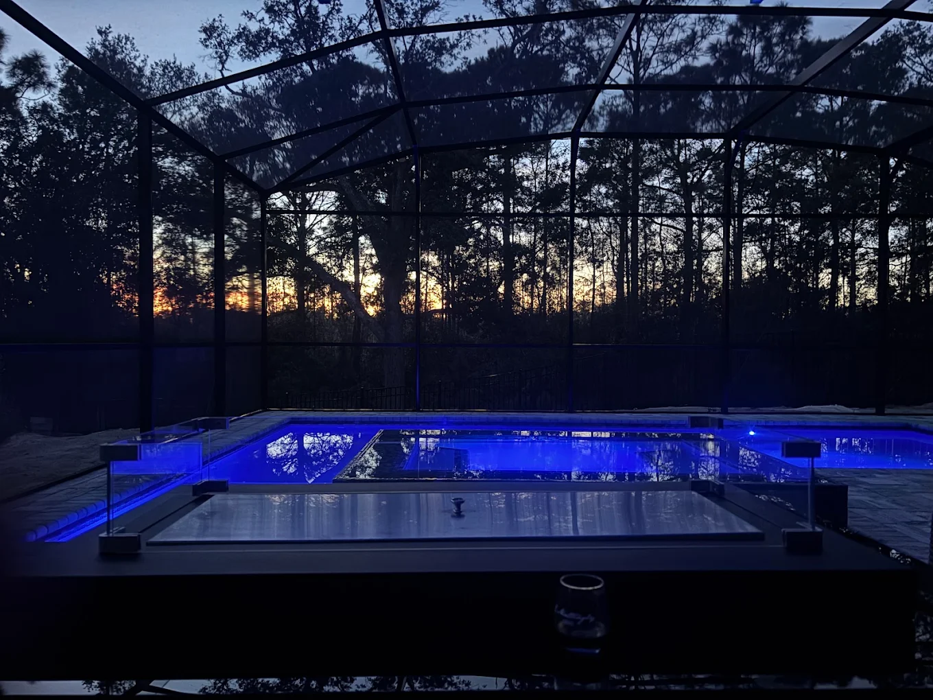 Modern Geometric pool project in Florida